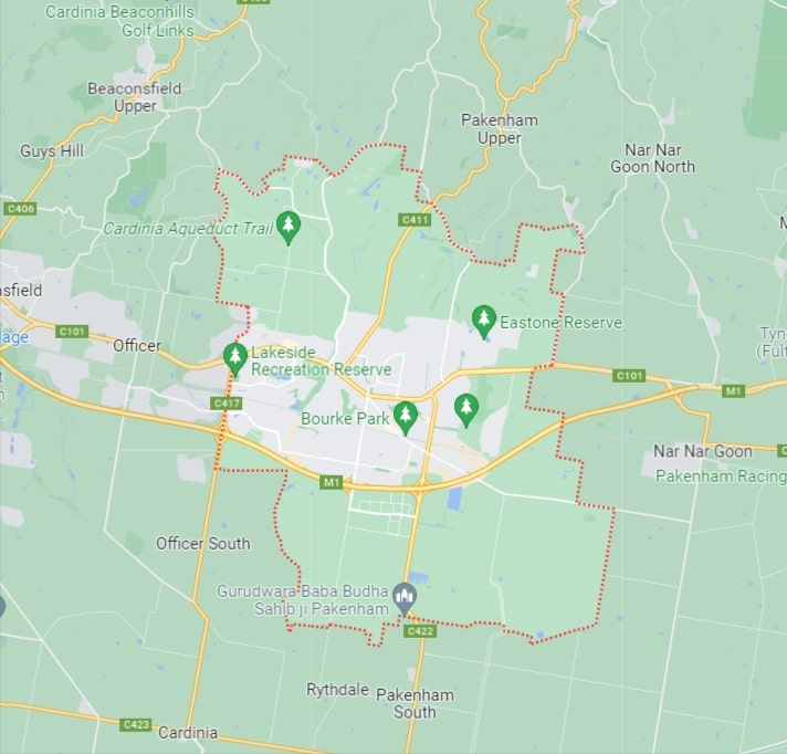 Pakenham Map Area